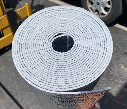 SmartSHIELD -3mm 16inx10Ft ReflectiveINSULATION roll, Foam Core Radiant Barrier, ThermalINSULATION Shield - Engineered Foil