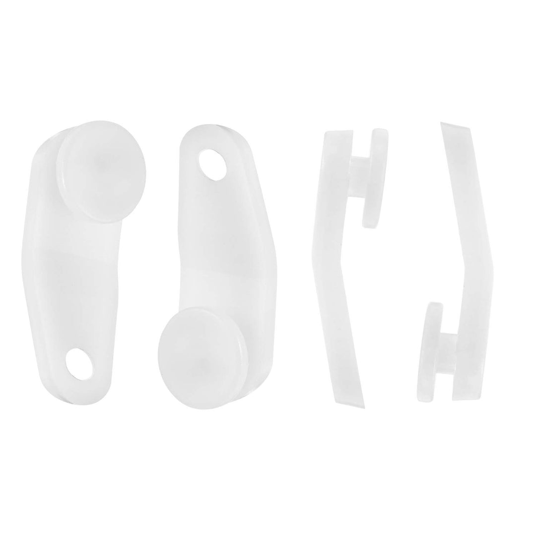 Curtain Track Glider Hooks White Plastic Curtain Rail T