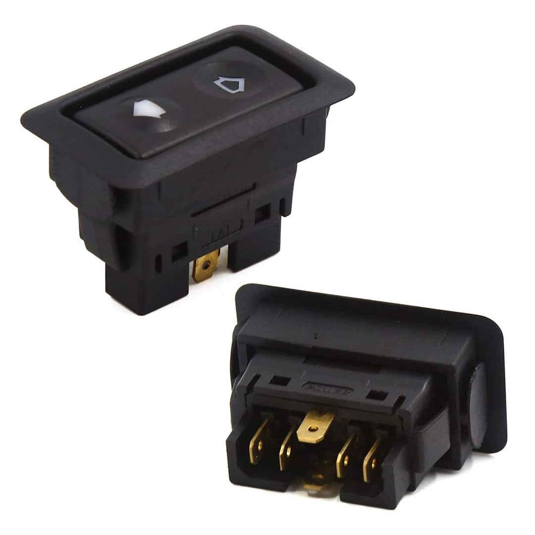 2 Pcs 6 Pins Universal Fit Car Power Window Switch
