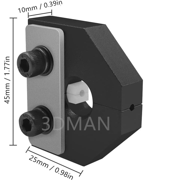Filament Welder Connector, Broken Filament Connector Sensor for 1.75mm Filament 3D Printers, Silver
