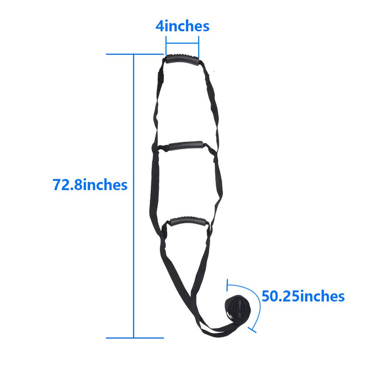 HNYG Bed Rope Ladder Caddie, Bed Ladder Assist Handles 