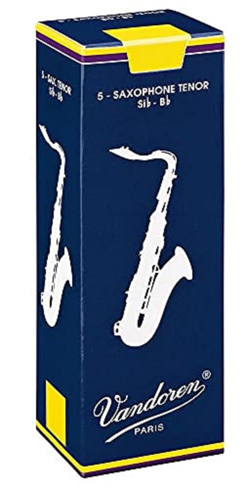 SR2215 Tenor Sax Traditional Reeds Strength 1.5; Box of 5