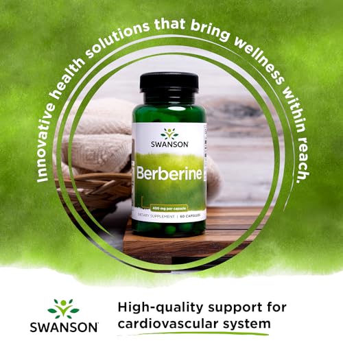 Berberine Supplement - 400 mg Each, 60 Capsules - Berberine HCl with Overall Wellness Support
