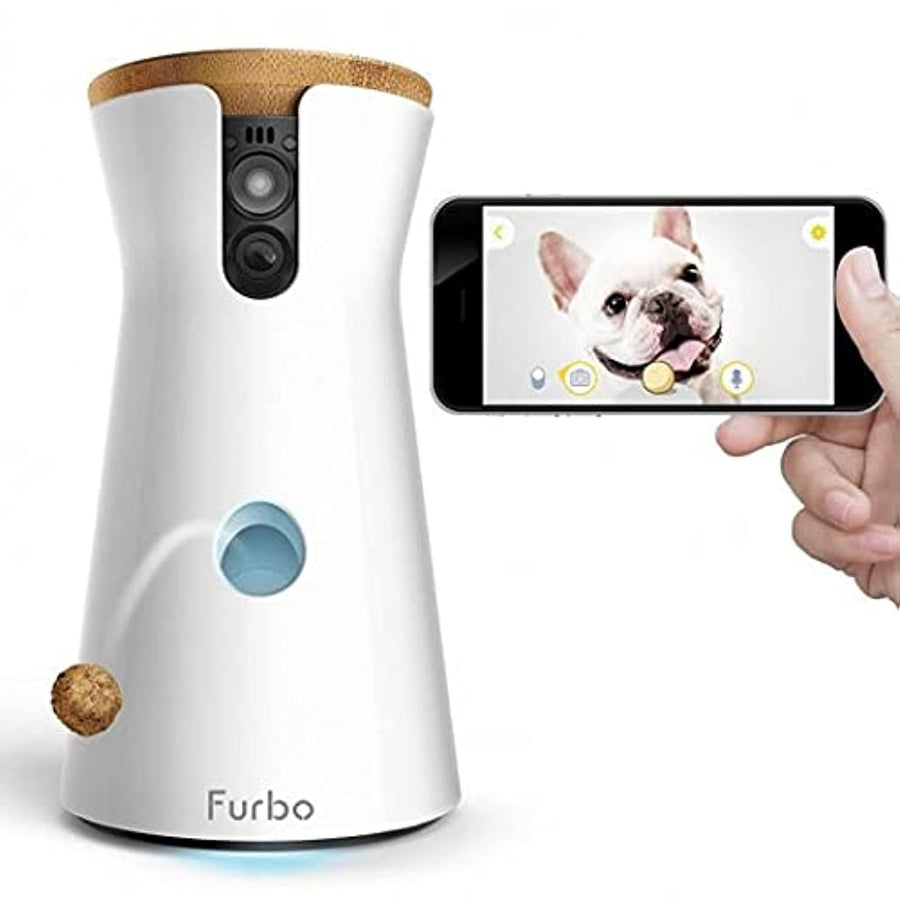 Dog Camera: Treat Tossing, Full HD Wifi Pet Camera and 2-Way Audio, Designed for Dogs, Compatible with Alexa (As Seen On Ellen)