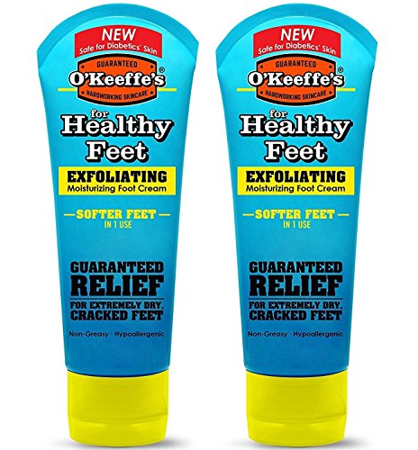 O&#39;Keeffe&#39;s Healthy Feet, Exfoliating Foot Cream, 3 oz. Tube - 2 Pack