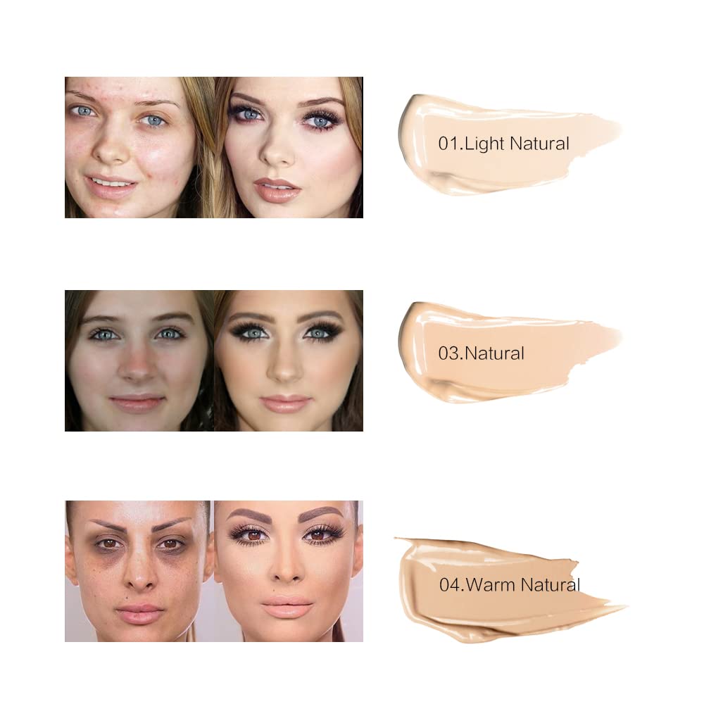 Pro Full Cover Liquid Concealer, Waterproof Smooth Matt