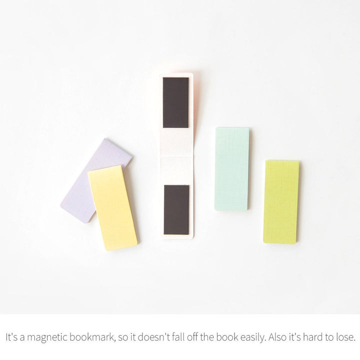 Magnetic Bookmarks Pastel, Set of 5