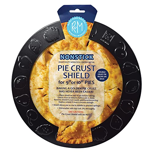R&amp;M International Non-Stick 9 or 10 Standard Size Pie Crust Shield
