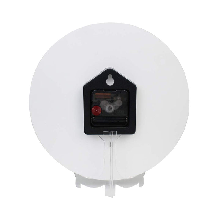 Butterfly Wall Clock Silent Non Ticking Round Easy to Read Home Office School Clock, Flower Fairy Angel Pink