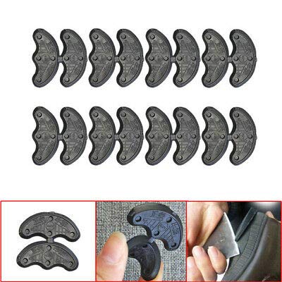 LinaLife 10Pcs 5Pairs Rubber Heel Savers Toe Plates Tap