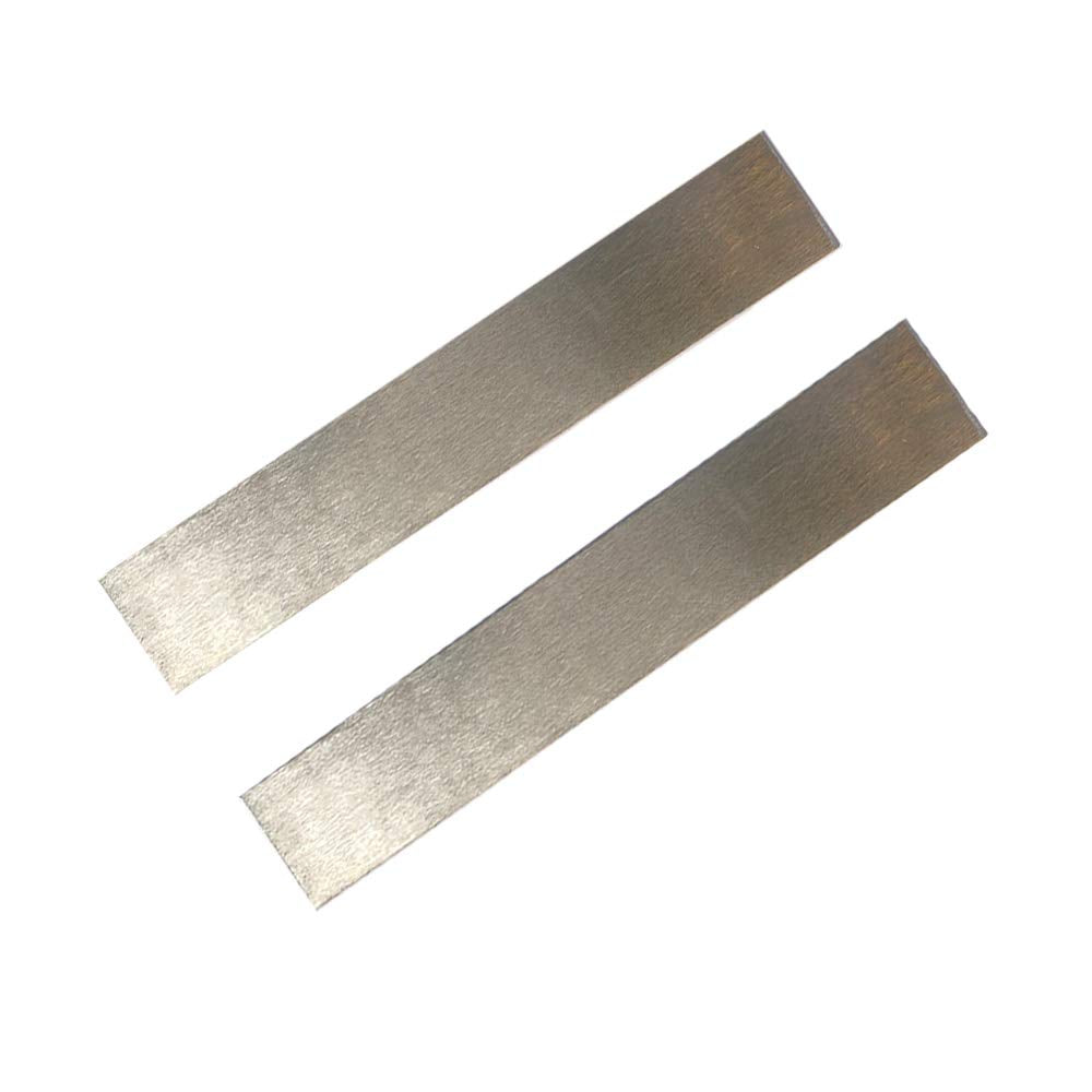 Pure Zinc Anode Sheet 2pcs (99.995% Pure) for Zinc Plat