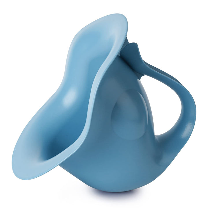 Potty for Newborn Baby Potty Training; for Diaper Free Baby Elimination Communication Indoor &amp; Outdoor; Attractive Fish Shape (Blue)