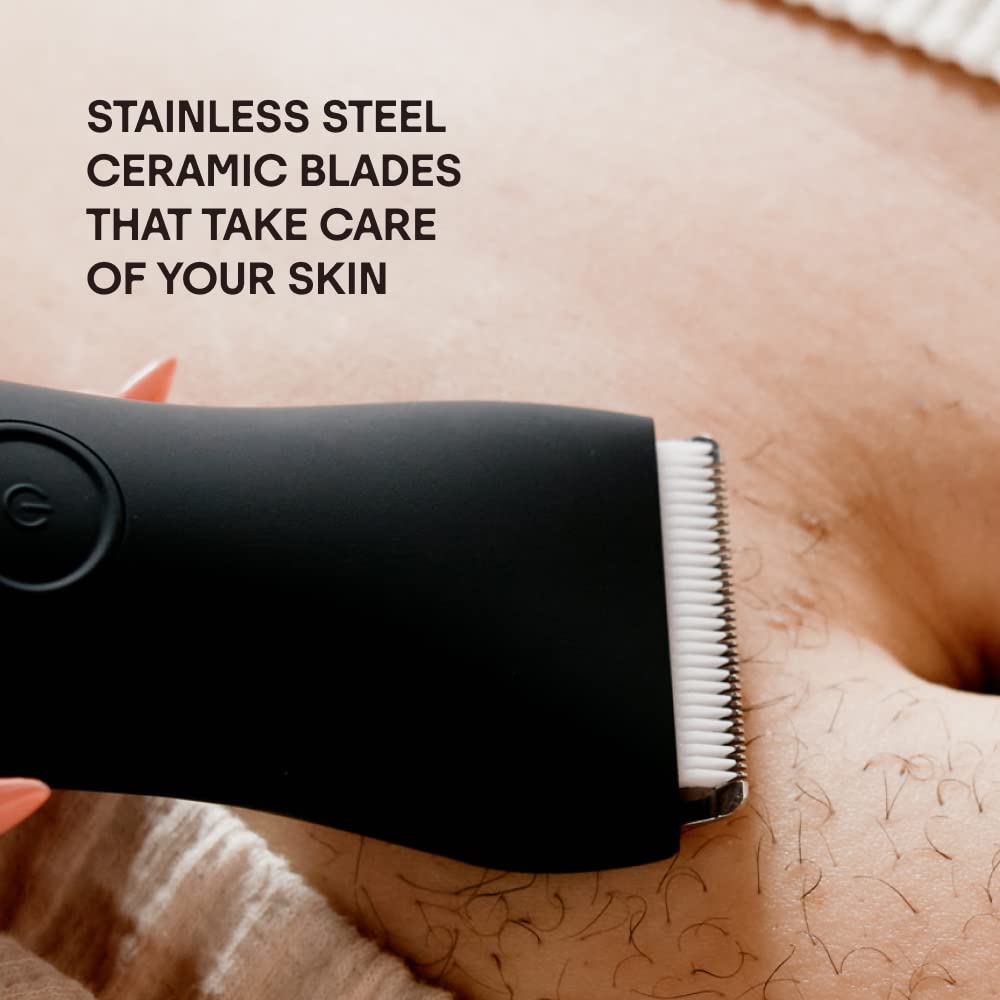 Meridian - Trimmer Replacement Blade - Onyx Ceramic Blades for Electric Body & Pubic Hair Trimmer - 1 Pack