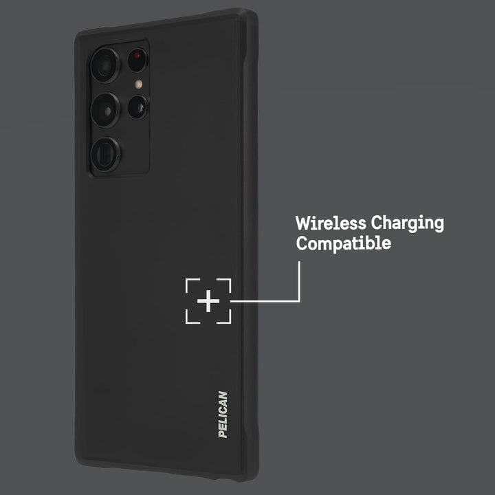 Ranger Series - Samsung Galaxy S22 Ultra Case [Wireless Charging Compatible] Protective Phone Case with Anti-Scratch Tech [15FT MIL-Grade Drop Protection] Slim Case Cover for S22 Ultra - Black
