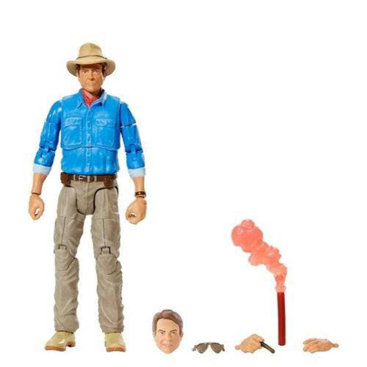 Jurassic World Toys Amber Collection Ray Arnold 6-in Action Figure with Movie-Inspired Removable Arm, Headset, &amp; Computer Piece Accessory, Collectible Gift for 8 Years Old &amp; Up