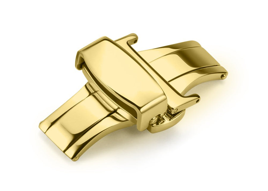 Stainless Steel Deployment Clasp Buckle Fasten Gold Black Silver Rose Gold Watchband Clasp 16mm 18mm 20mm 22mm