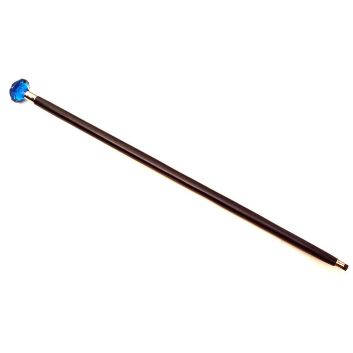 Victorian Walking Stick Cobalt Blue Cut Glass Cane