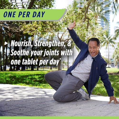 One Per Day, Glucosamine Joint Health Supplement with Vitamin D, Coated Tablets, 60 Count