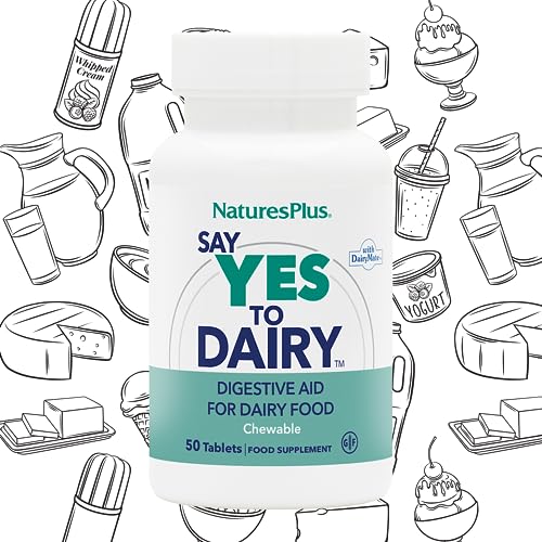 Natures Plus Say Yes to Dairy - 50 Chewable Tablets - N