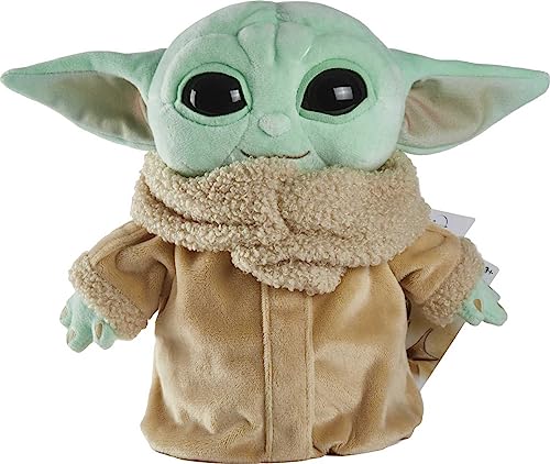 Star Wars Grogu Plush Toy, 8-inch Character Figure from Star Wars The Mandalorian, Soft Doll in Classic Look