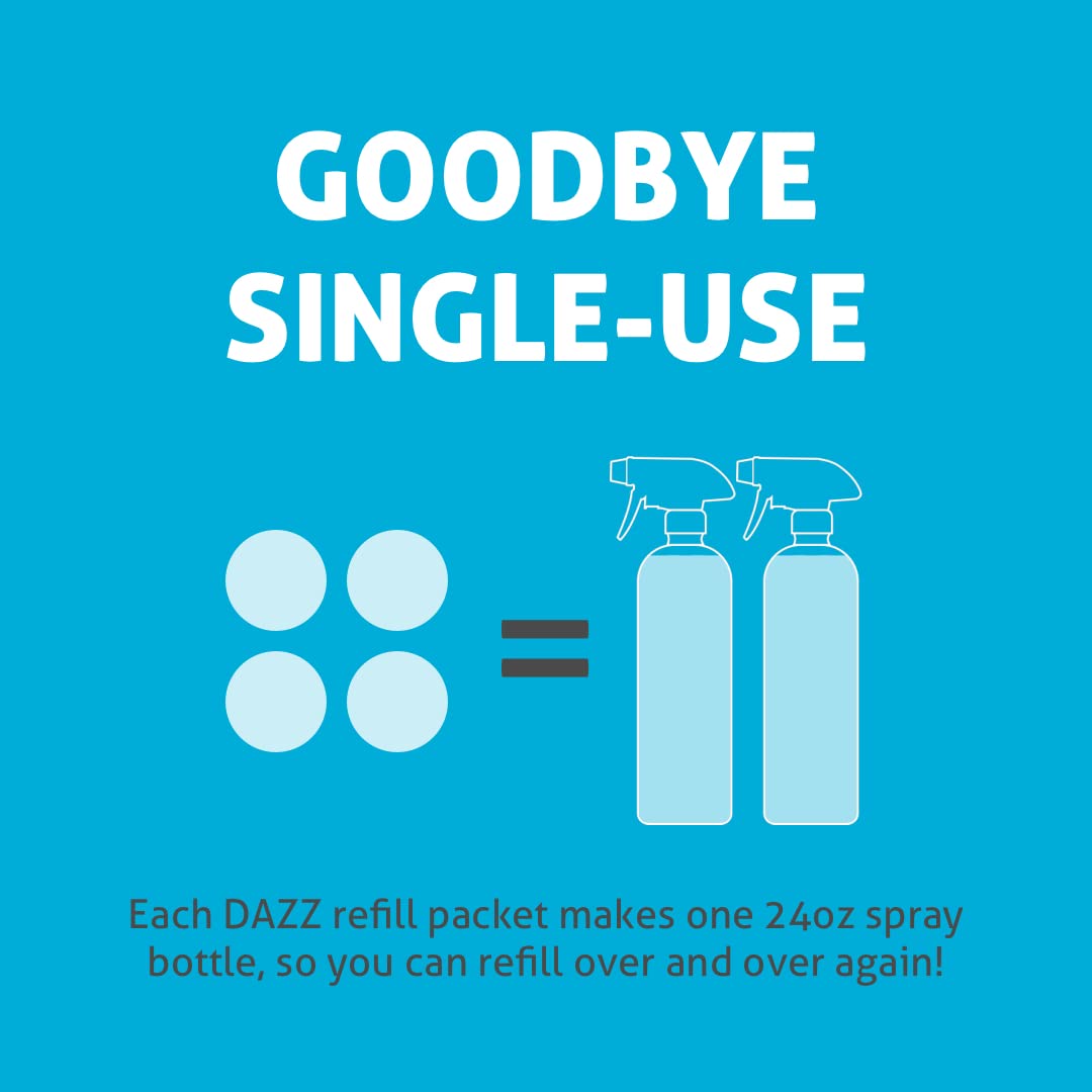 Dazz Natural Cleaning Tablets - Window and Glass Cleane