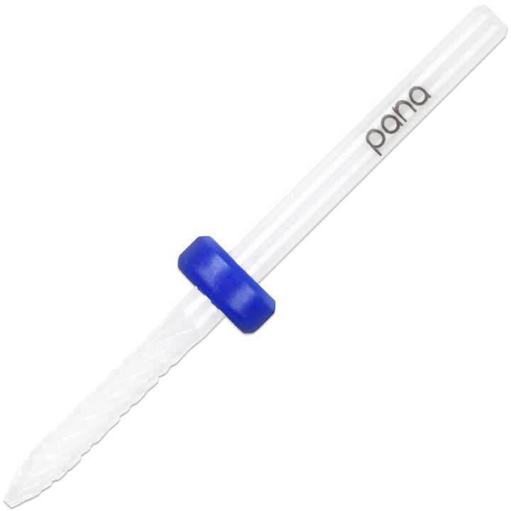Pana Professional USA Ceramic White Under Nail Cleaner Bit Nail Drill (Grit: MEDIUM) 3/32 Shank Size