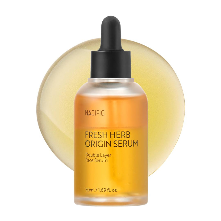 Fresh Herb Origin Facial Serum 1.69fl.oz 50ml Essence with Vitamin B, Vitamin C and botanical oil Essence Radiance Skin's moisture barrier Korean skincare for All skin types