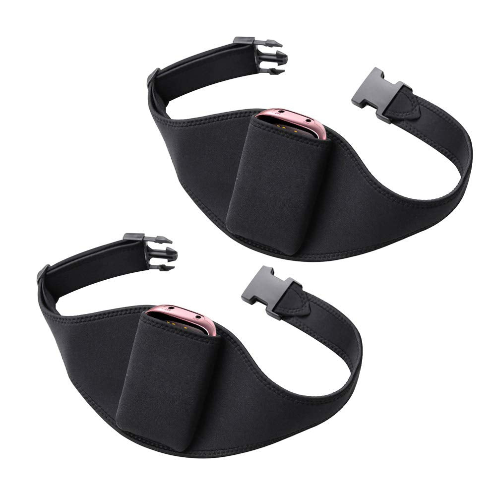 2 Pack Mic Belt - Microphone Belt with Innovative Rubber Band Lock - Improved Adjustability Comfortability Durability For Fitness Instructors, Fitness Class,Public Speaking,Theatre