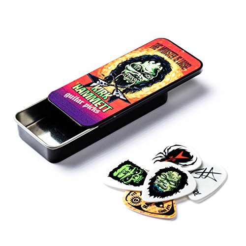 KH01T088 Kirk Hammett Monster Pick Tin, Assorted, .88mm, 6 Picks/Tin