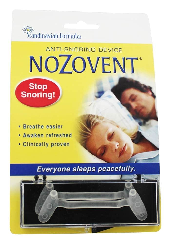 Scandinavian Formulas Nozovent Anti-Snoring Device, 2 C