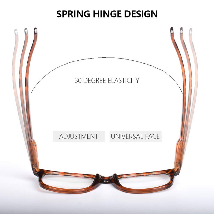 Reading Glasses 2 Pairs Blue Light Blocking Readers for