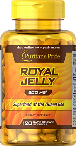 Puritan&#39;s Pride Royal Jelly 500 mg 120 Softgels