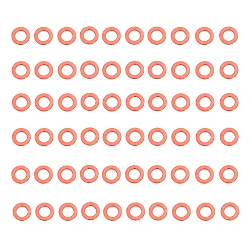 LUOQIUFA M6 Flat Washer Copper Sealing Ring, Inner Diam
