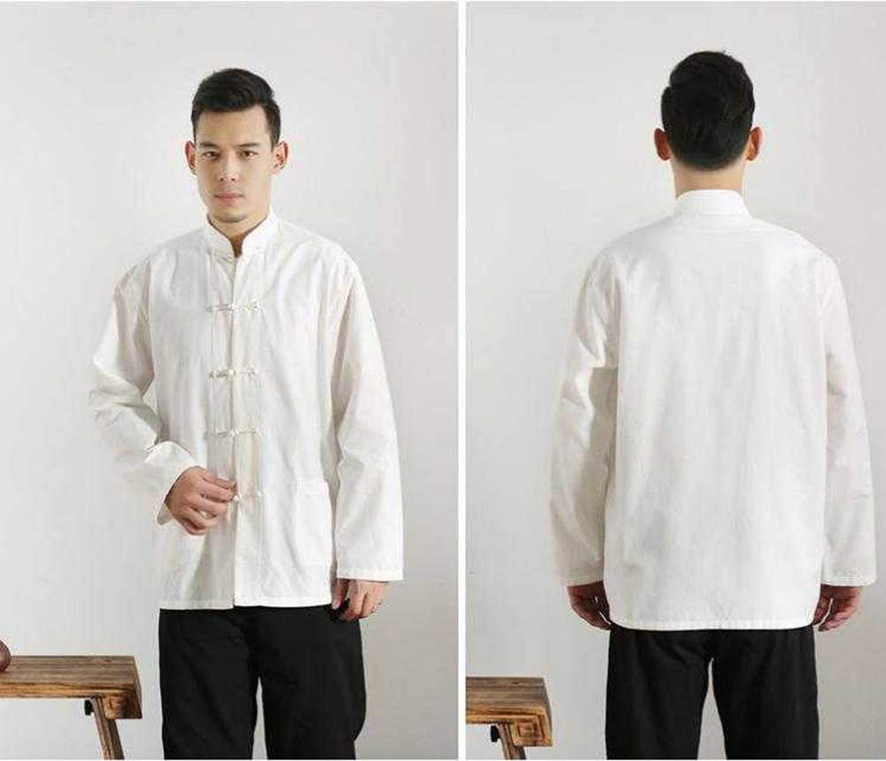 Idopy Men`s Chinese Traditional Linen Cotton Tai Chi Ku