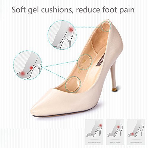 Gel Heel Pads, Soft High Heel Pads shoe Pads silicone G
