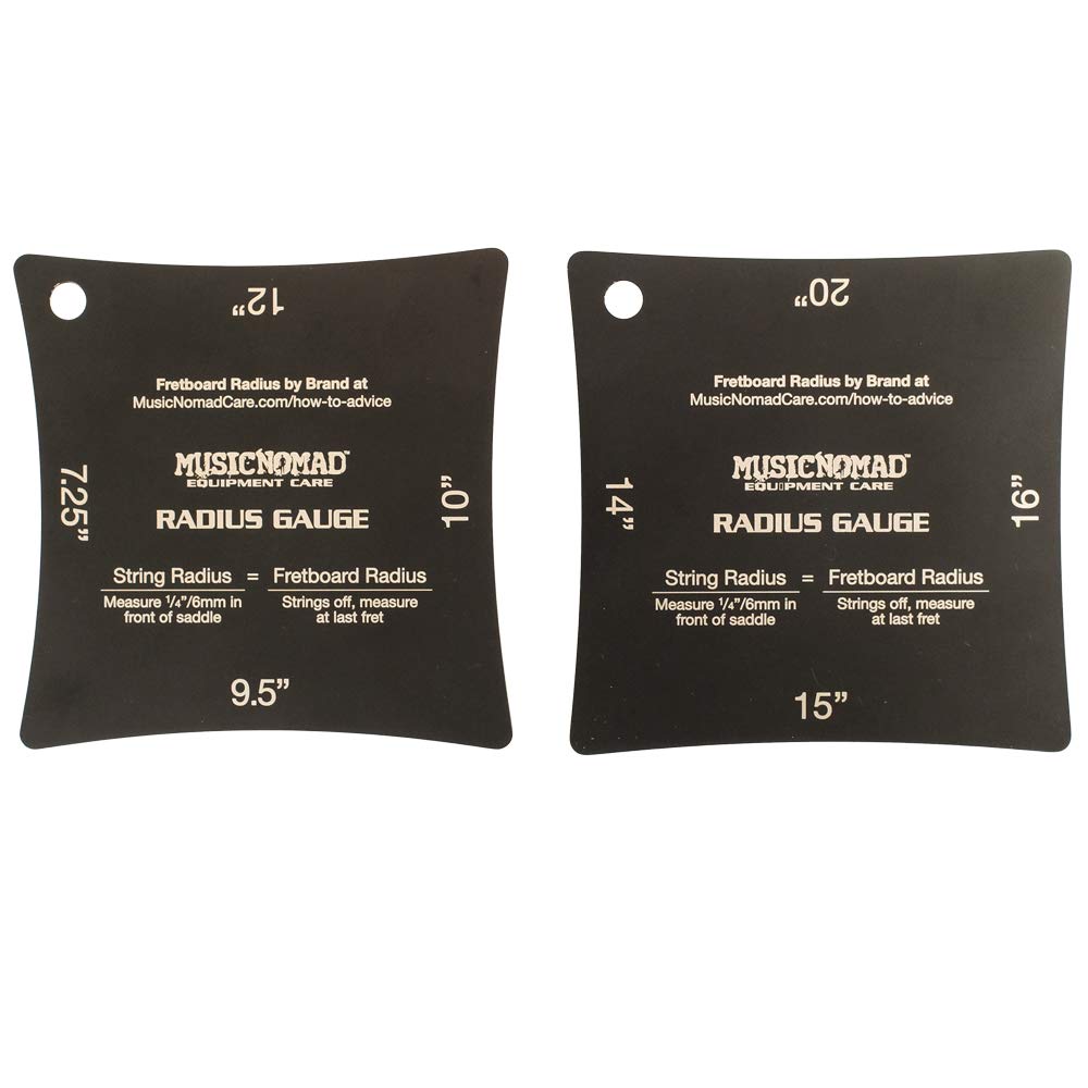 MusicNomad Precision Fretboard and String Radius Gauge 