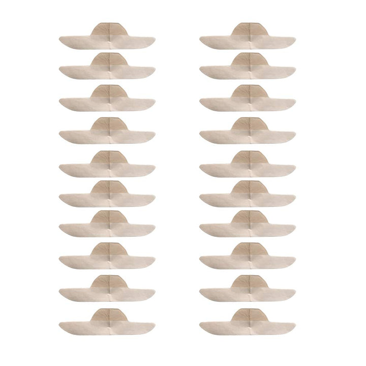 Easy to Use Sweat Wicking Disposable Collar Neck Liner (20-Pack) – Super Absorbent Pads to Prevent Stains on Your Shirt Collar