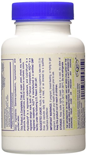 Health Thru Nutrition H2Q CoQ-10 with 8X Higher Absorption Over The Standard Q-10 | Clinically Studied | Cardiovascular and Mitochondria Function Support | Vegan Certified | Non-GMO (Pack of 60)