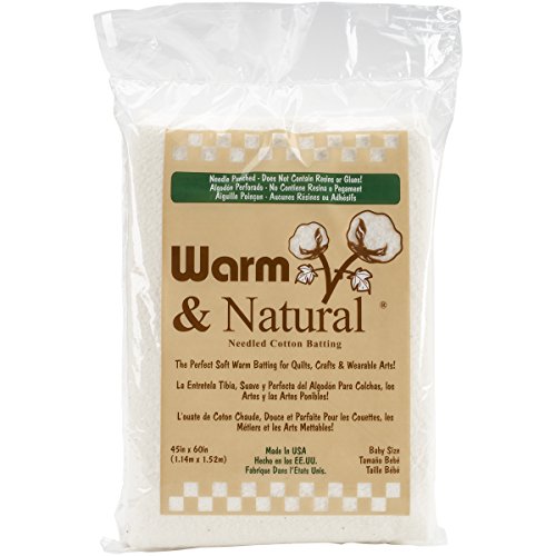 Warm Company Batting 2322 Warm &amp; Natural Cotton Batting-Crib Size 45X60