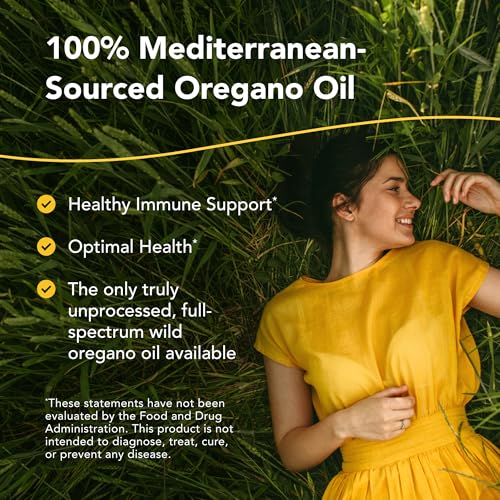 Oreganol - 1 fl. oz. - Unprocessed, Wild, Organic Oregano Oil - Mediterranean Source P73 - Non-GMO - 432 Servings