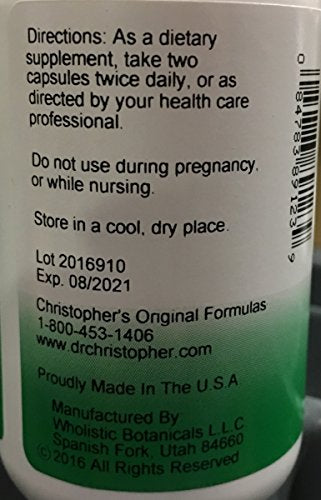 Dr Christopher's Formula Hormonal Changease, 100 Co