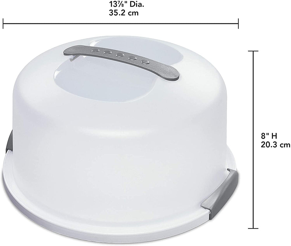 STERILITE Cake Server, 1 pack, White