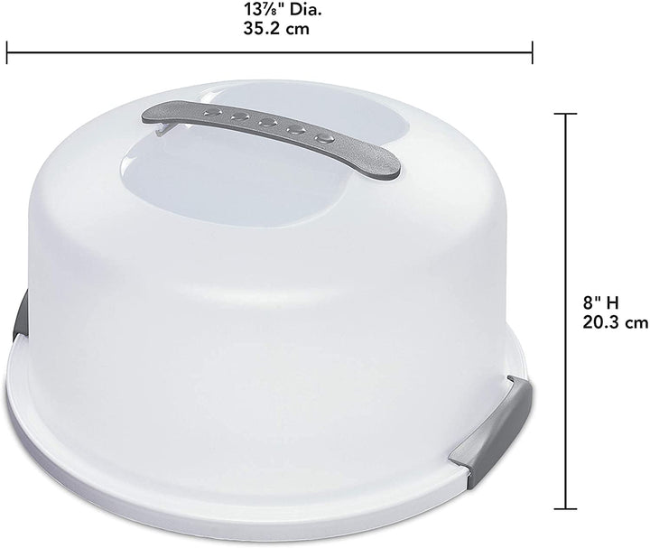 STERILITE Cake Server, 1 pack, White
