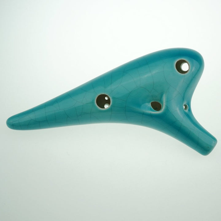 The Voice of the Earth 12 Hole Alto C Ocarina,Blue Ice Crack Burning Technology, Unique Design and Well Tuned,High Cost Performance,®