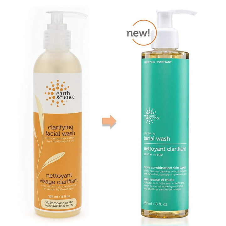 EARTH SCIENCE - Gentle Clarifying Facial Wash For Oily, Combination Skin Types (6pk, 8 fl. oz.)