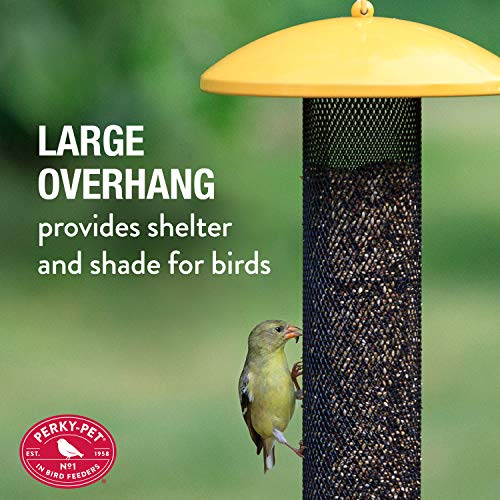 Perky-Pet YSSF00346-2 Straight-Sided Thistle Seed Wire Mesh Tube Finch Bird Feeder