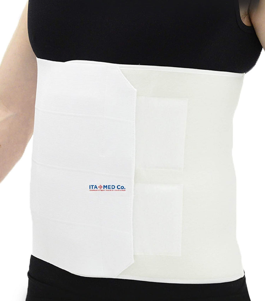 ITA-MED Elastic Abdominal Binder - 4 Panels, Unisex, 12