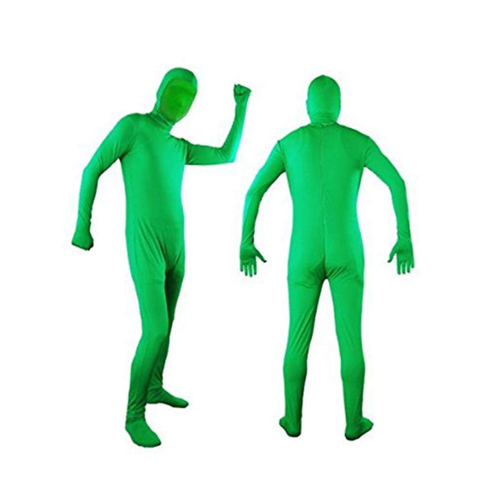LimoStudio Green Chromakey Bodysuit, Unisex for Male &amp; Female Spandex Flexible Stretchable Elastic, Higher Density &gt; 200 GSM Premium Fabric, Adult Size Custome, Photo Chromakey Effects, Video, AGG779