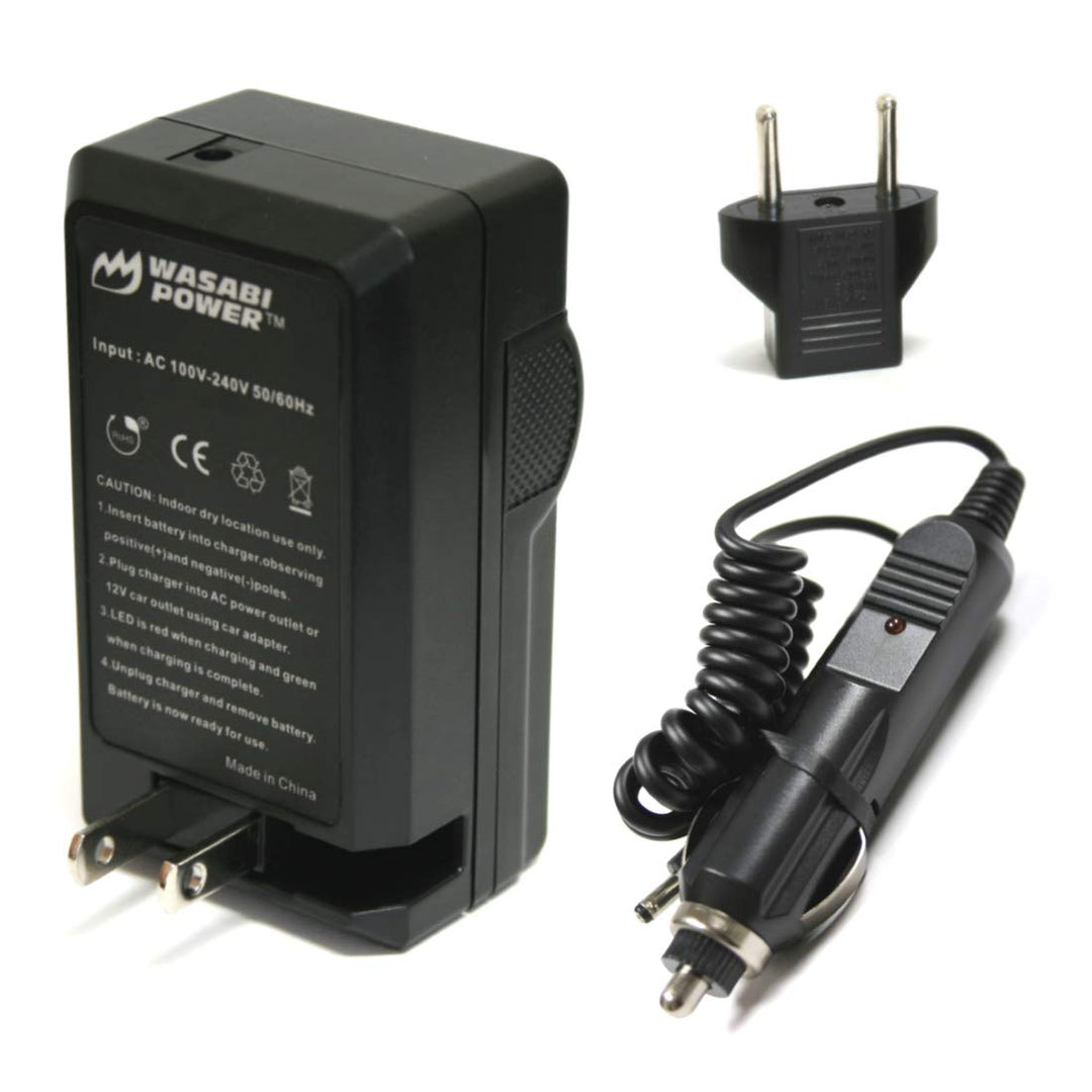 Wasabi Power Battery (2-Pack) and Charger for Leica BP-