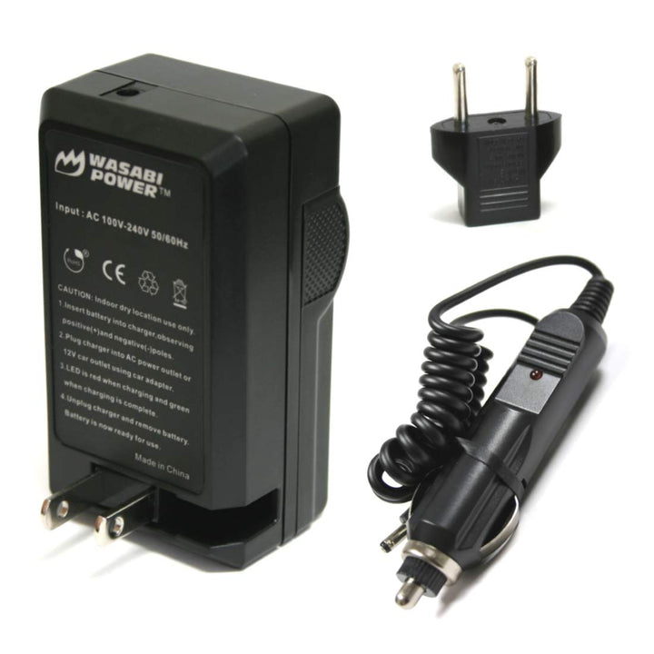 Wasabi Power Battery (2-Pack) and Charger for Leica BP-